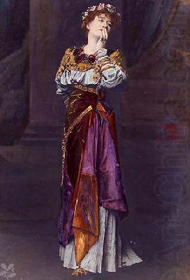 This image is in public domain because it is a reproduction of a 1896 picture of Victorian actress Dame Ellen Terry (1847-1928) as William Shakespeare, unknow artist